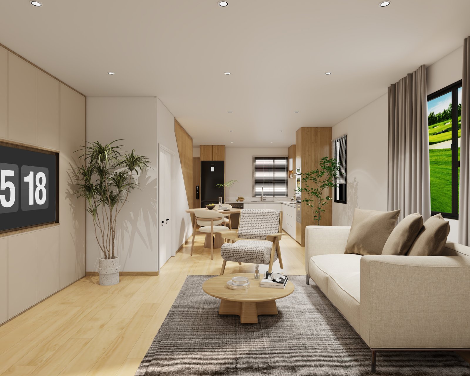 Living interior render thumbnail